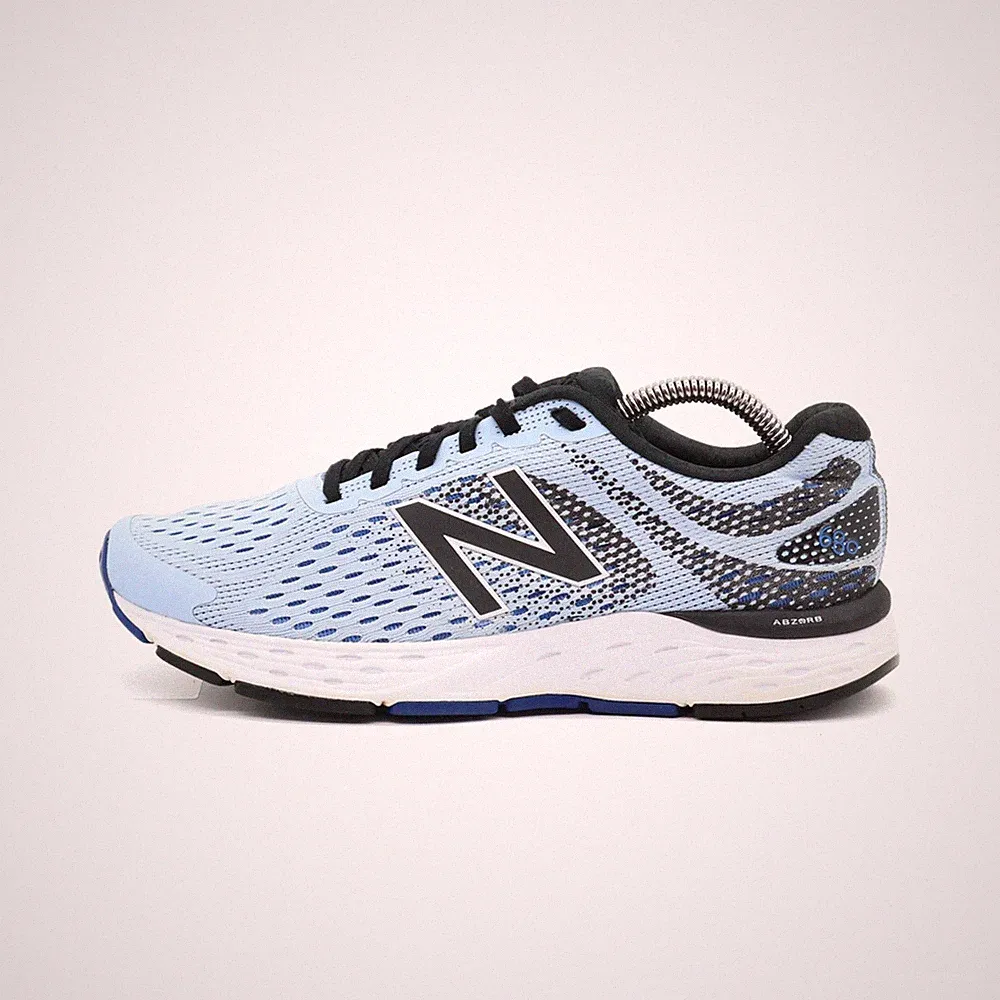 New Balance Damen 680v6 Schuhe Blau Mesh Low-Top 680 Laufschuhe EU 40