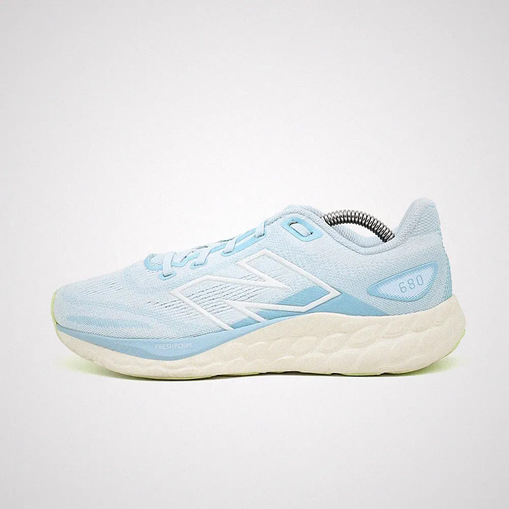 New Balance Damen 680v8 Sneaker Hellblau Mesh Niedrig Foam Laufschuhe EU 38