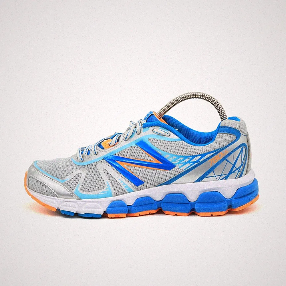 New Balance Damen 780v5 Schuhe EU 37.5 Blau/Silber/Orange WT80SB5 Dämpfung