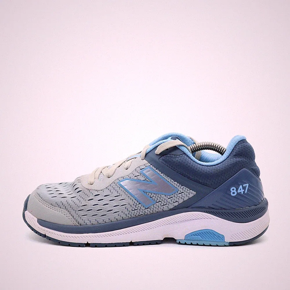 New Balance Damen 847 Schuhe Blau Grau Mesh Low-Top 847v4 Laufschuhe EU 40.5