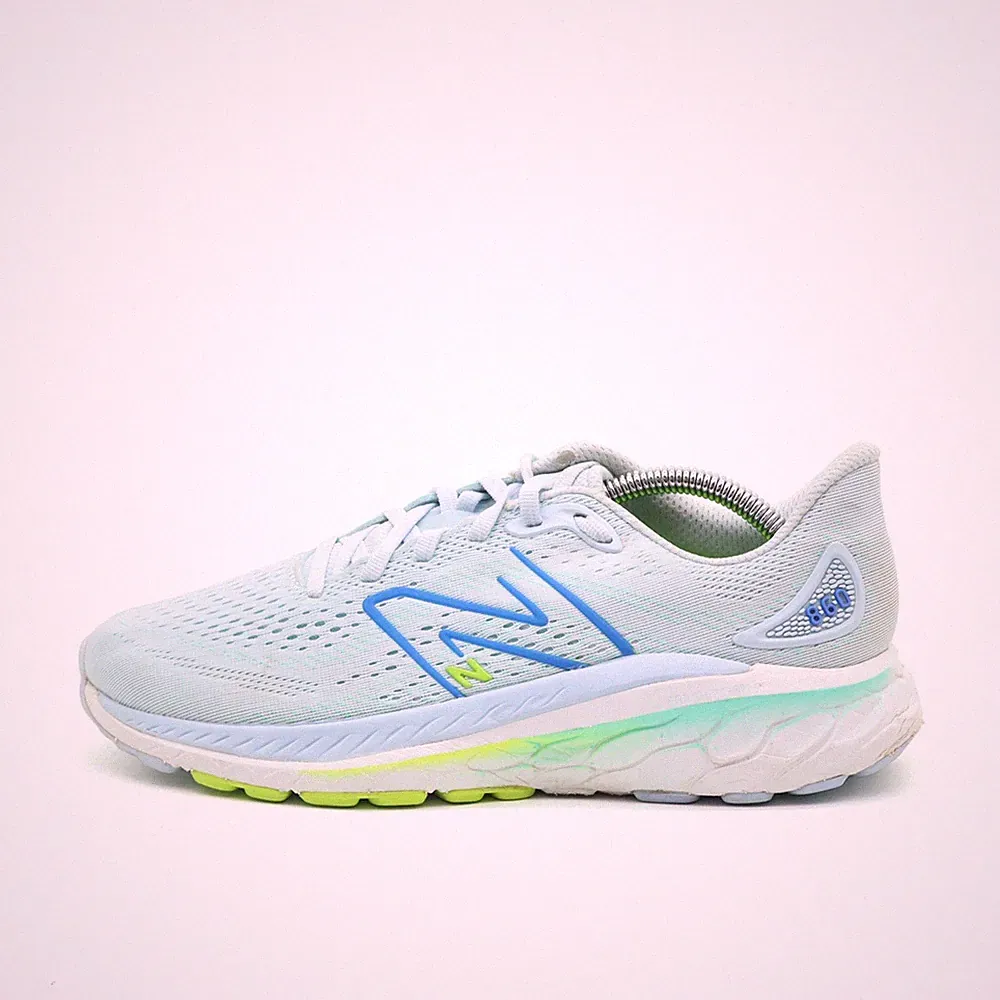 New Balance Damen 860v13 Turnschuhe Hellblau Mesh Low-Top Foam Laufschuh EU 39