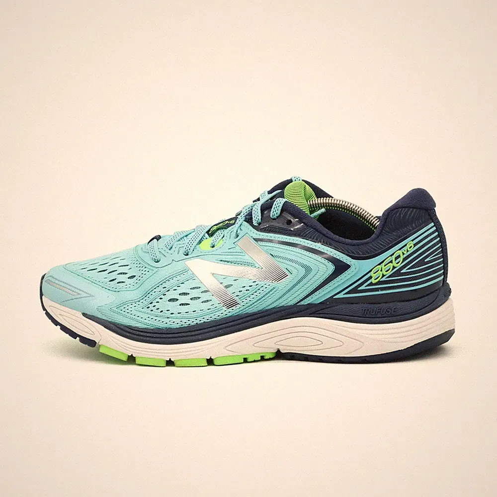 New Balance Damen 860v8 Schuhe Blau/Türkis/Grü Mesh 860 Laufschuh EU 42.5