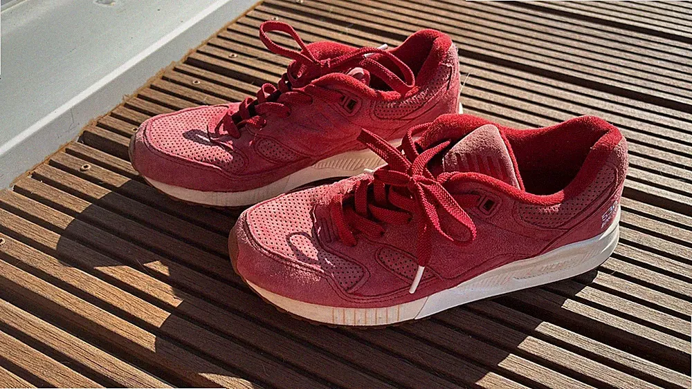 New Balance Damen Laufschuh Schuhe Rot-rosa Wildleder Low Top 530 Sneaker EU 38