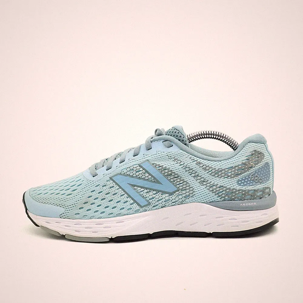 New Balance Damen W680LA6 Laufschuhe Hellblau Mesh Atmungsaktiv 680 EU 38