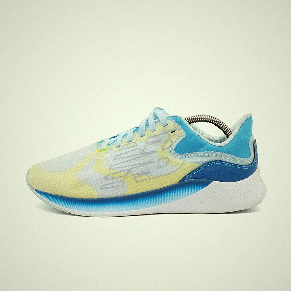 New Balance Damen WABRZALB Schuhe Blau Gelb Weiß Mesh Dynasoft Laufschuh EU 41