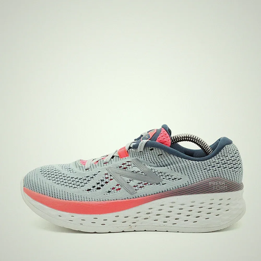 New Balance Damen WMORGC Sportschuh Grau/Pink Mesh Low-Top Foam Laufschuh EU 38