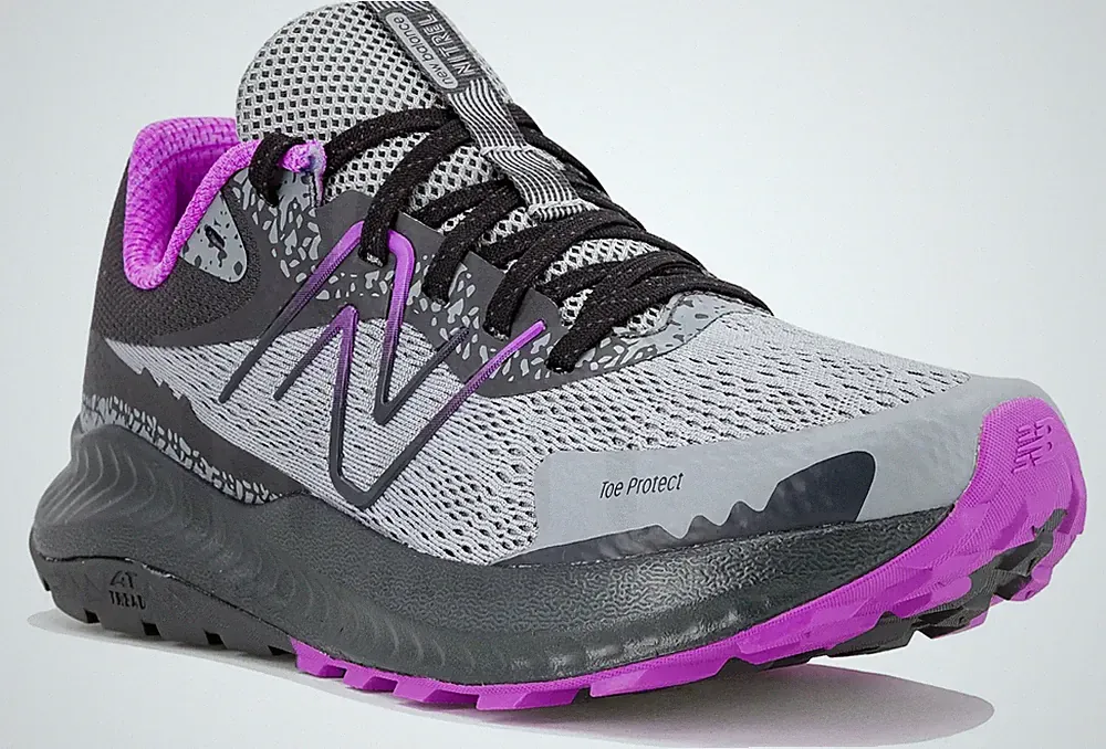 New Balance Nitrel V5 WTNTRKP5 Damen Trail Laufschuhe Grau Lila EU 38