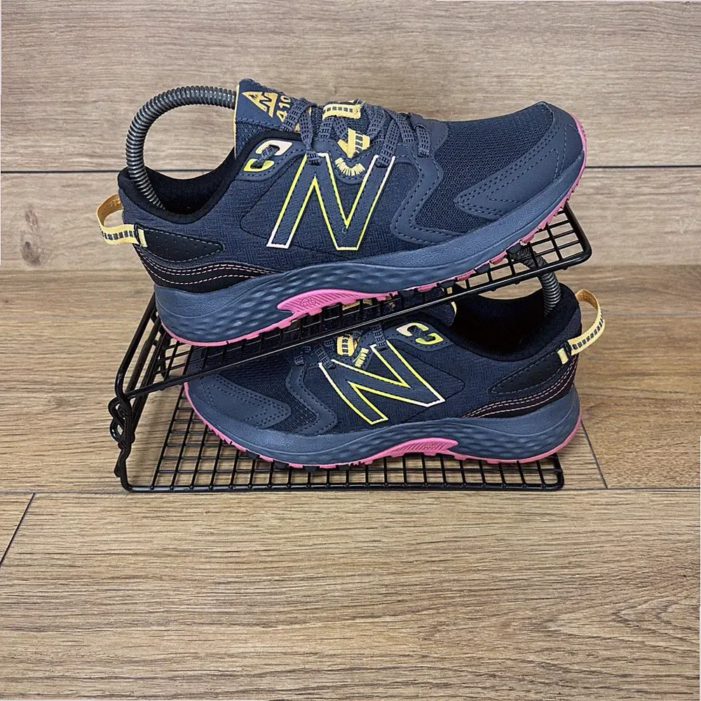 New Balance Schuhe Damen Gr. UK 410 V7 Trail Road Running dunkelgrau Turnschuhe