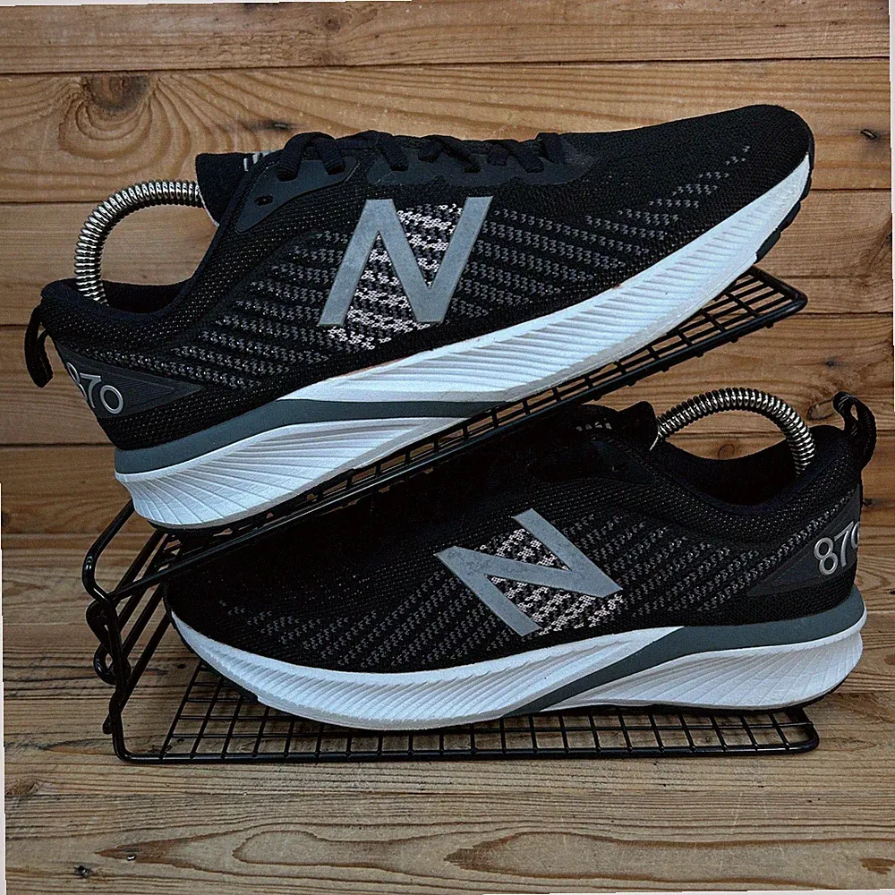 New Balance Turnschuhe Damengröße UK 8,5 schwarz Mesh Straße Laufen Fitnessstudio 870v5 Schuhe