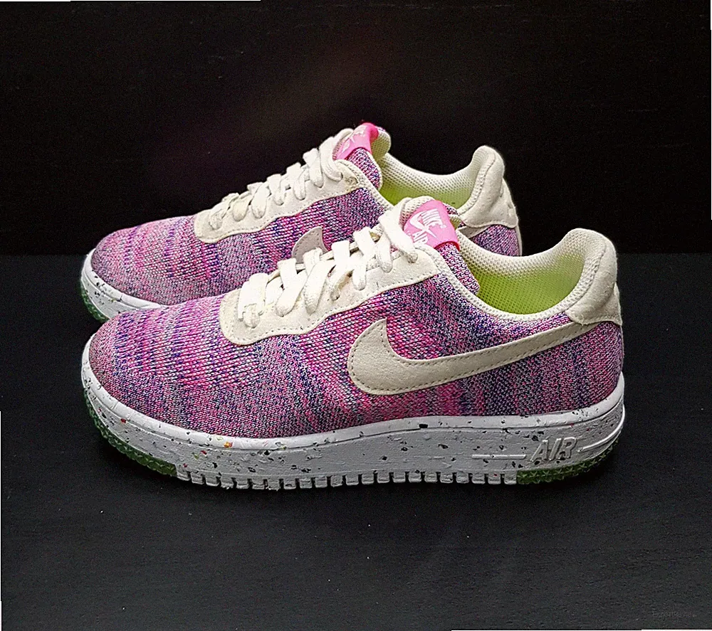 NIKE AIR FORCE 1 CRATER FLYKNIT DAMEN GRÖSSE 5 UK EUR 38,5 SNEAKER SCHUHE SNEAKER