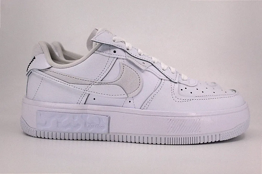 Nike Air Force 1 Fontanka Triple White Sneaker UK 6,5 DH1290-100 Leder Schuhe