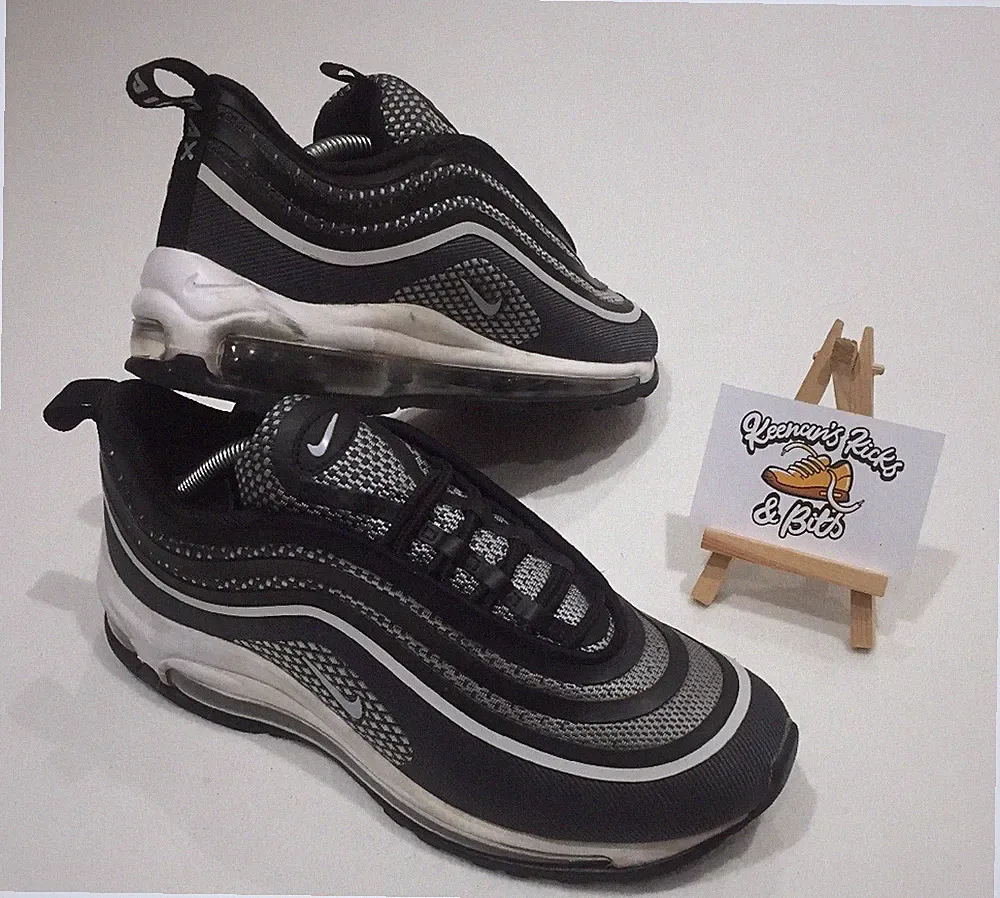 Nike Air Max 97 ULTRA 17 Running Trainers UK 5 'ARE VINTAGE UNISEX BLACK BULLET
