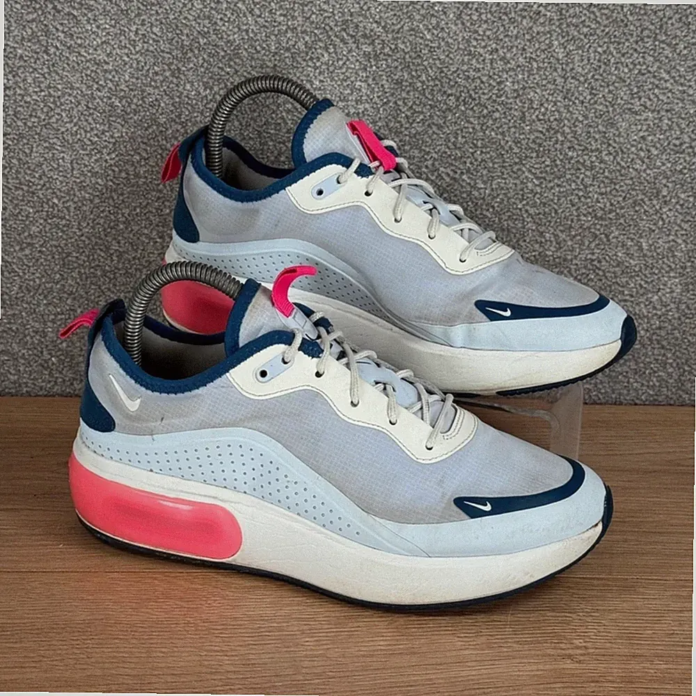 Nike Air Max Dia Damen Sneaker Weiß Blau Pink Luftpolster Laufschuhe UK 6