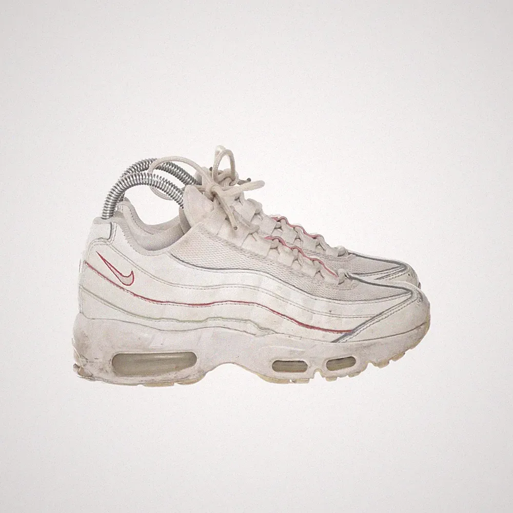 Nike Air Max, Laufschuhe, Größe: 36 1/2, Air Max, Weiß/Grau/Rot, Damen #vlp