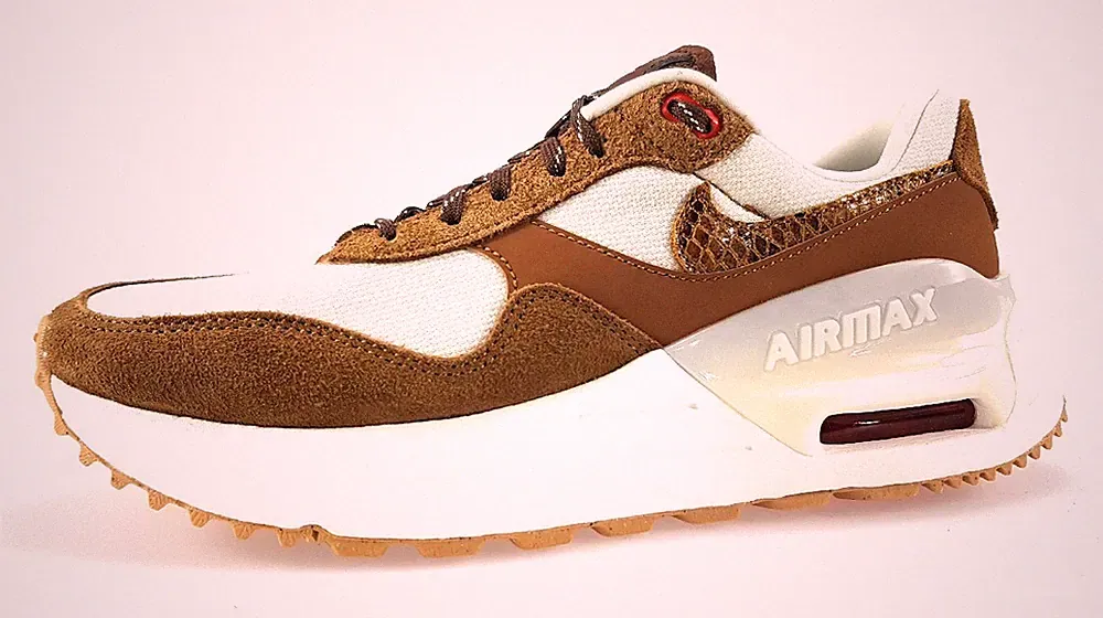 Nike Air Max System Sportschuhe Damen Trainingsschuhe Braun Freizeit