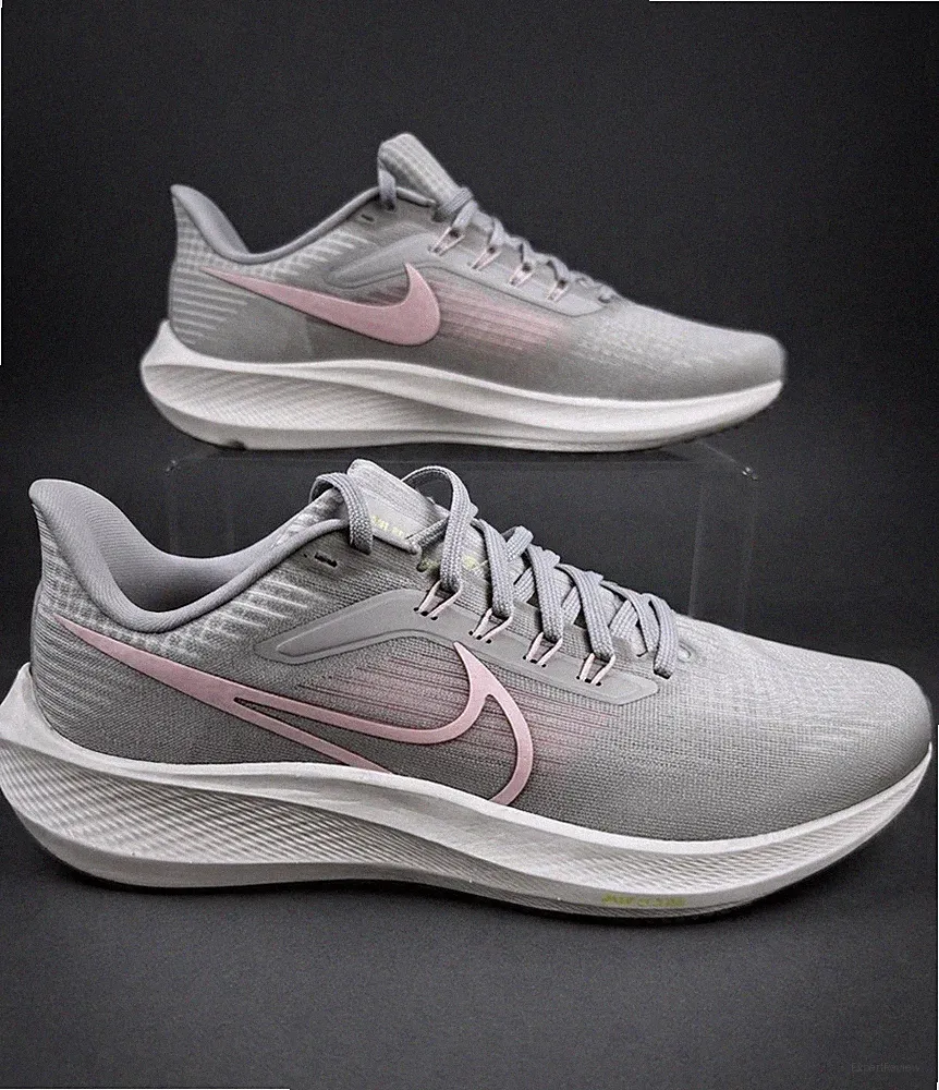 Nike Air Zoom Pegasus 39 Damen Gr. 40,5 US 9 Grau Rosa Laufschuhe DH4072-003 NEU