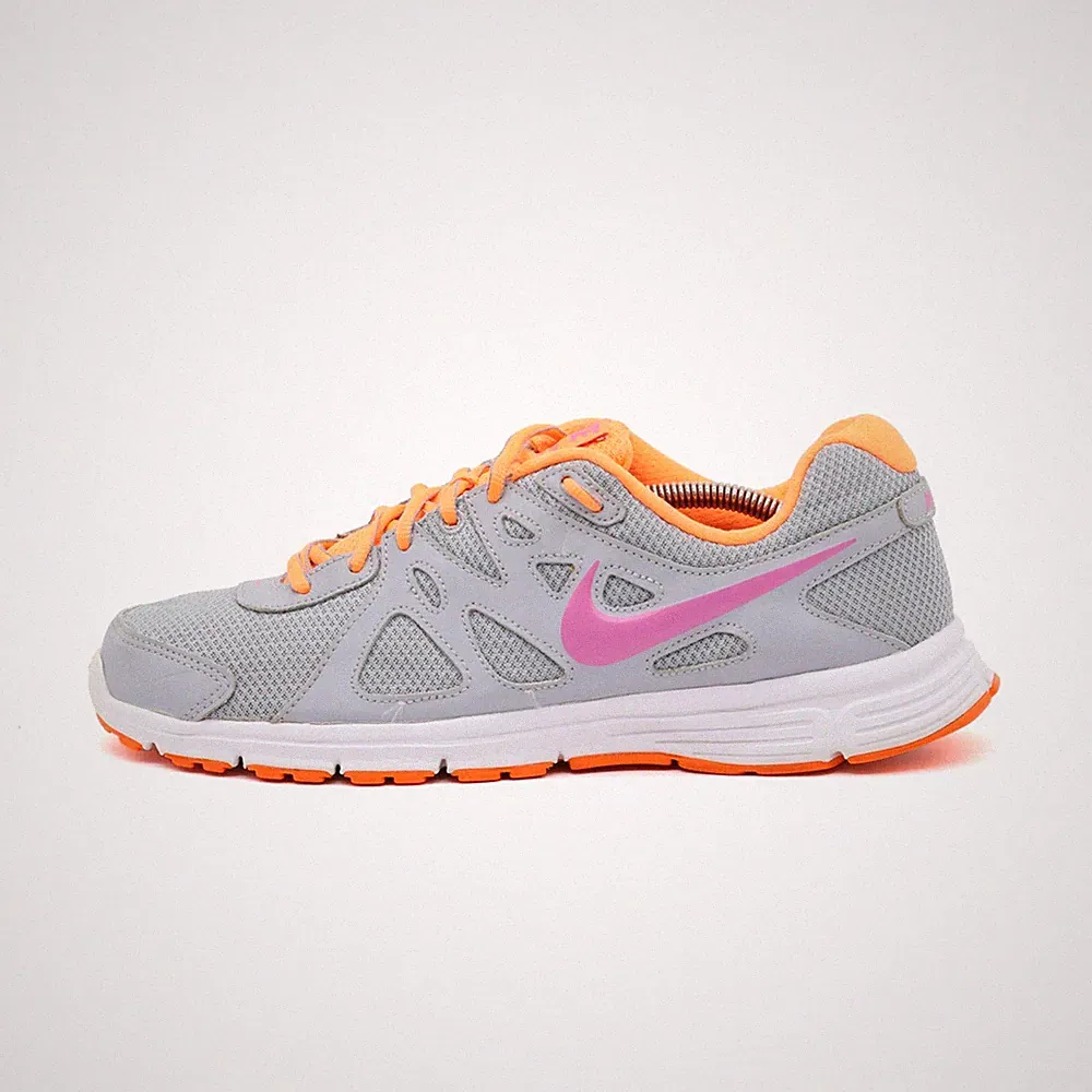 Nike Damen 554900-016 Sneaker Grau Pink Orange Mesh Running Laufschuhe EU 43