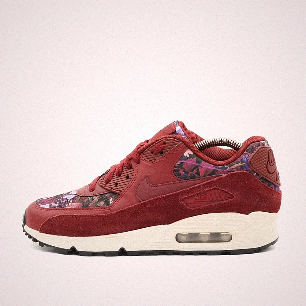 Nike Damen Air Max 90 Premium Sneaker Wildleder/Textil Low-Top EU 38.5