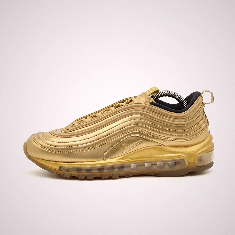 Nike Damen Air Max 97 OG Laufschuh Olympic Gold Synthetik Sneaker EU 38.5
