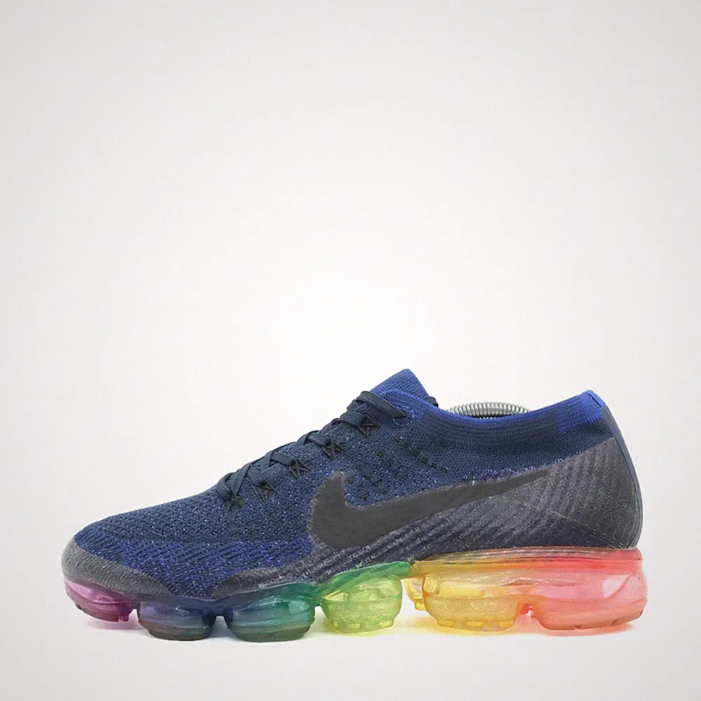 Nike Damen Air VaporMax Flyknit BETRUE Schuh Blau Pride Sneaker EU 43