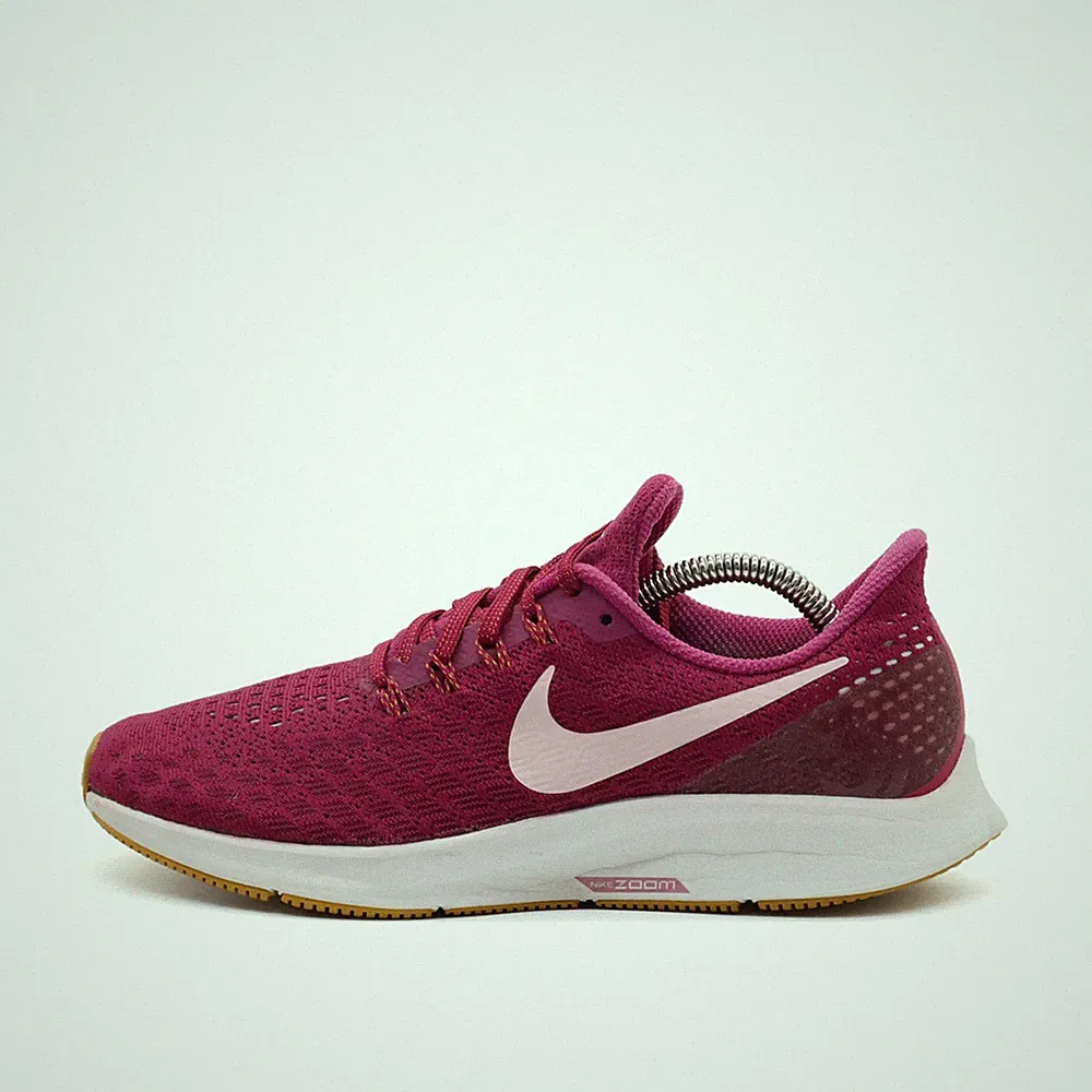 Nike Damen Air Zoom Pegasus 35 Sneaker Beere Pink Mesh Low-Top Laufschuh EU 39,5