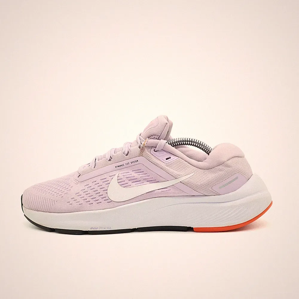 Nike Damen Air Zoom Structure 24 Laufschuhe Lila Mesh Niedrig Atmungsaktiv EU 39
