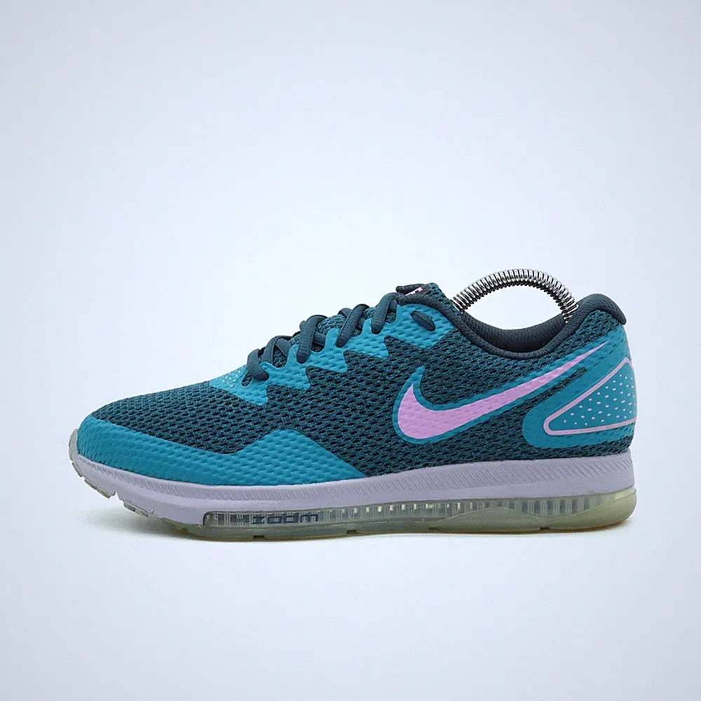 Nike Damen All Out Low 2 Schuhe türkis/pink Mesh Low-Top Zoom Laufschuh EU 41