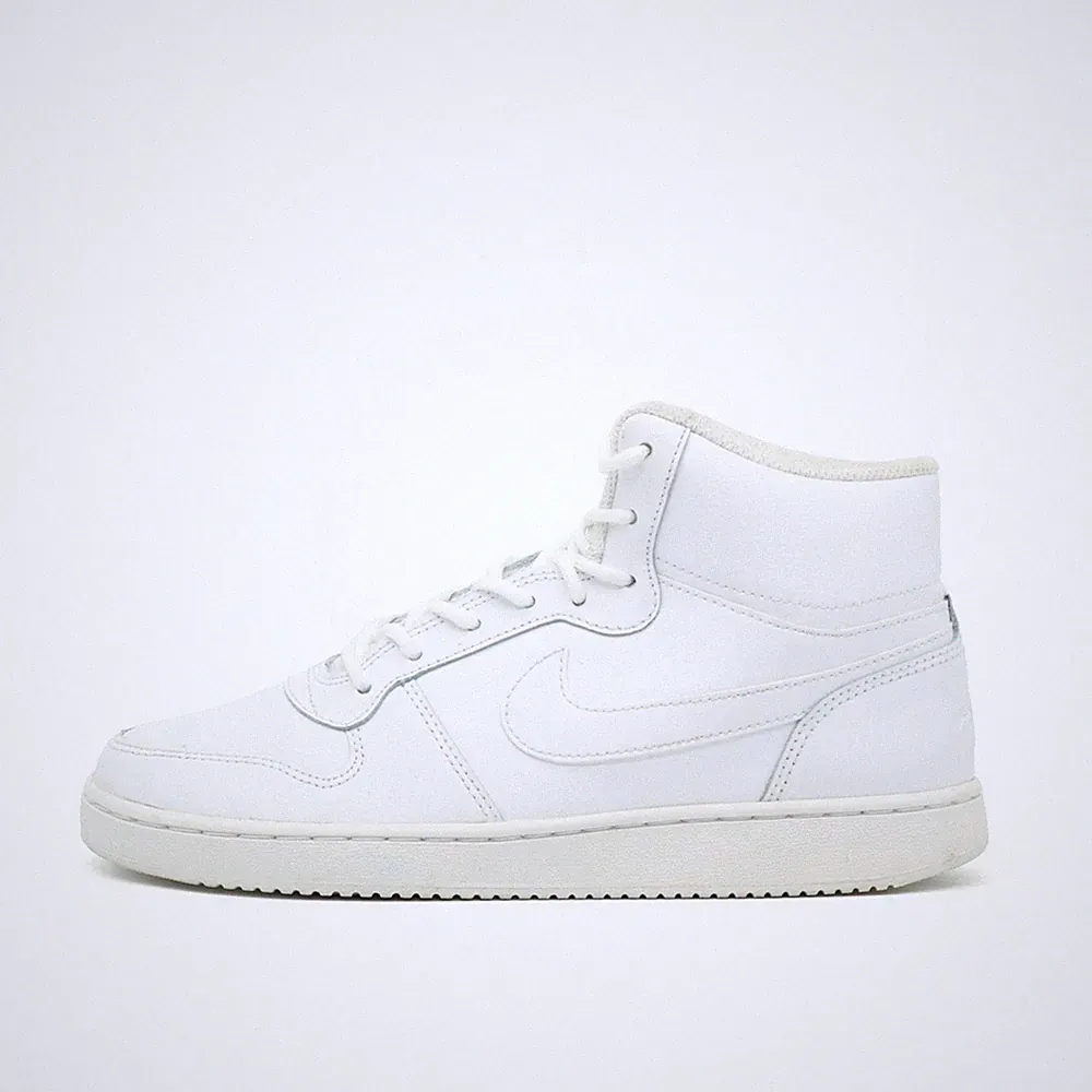 Nike Damen Court Vision Mid Schuh Weiß Leder High-Top Dämpfung Sneaker EU 40
