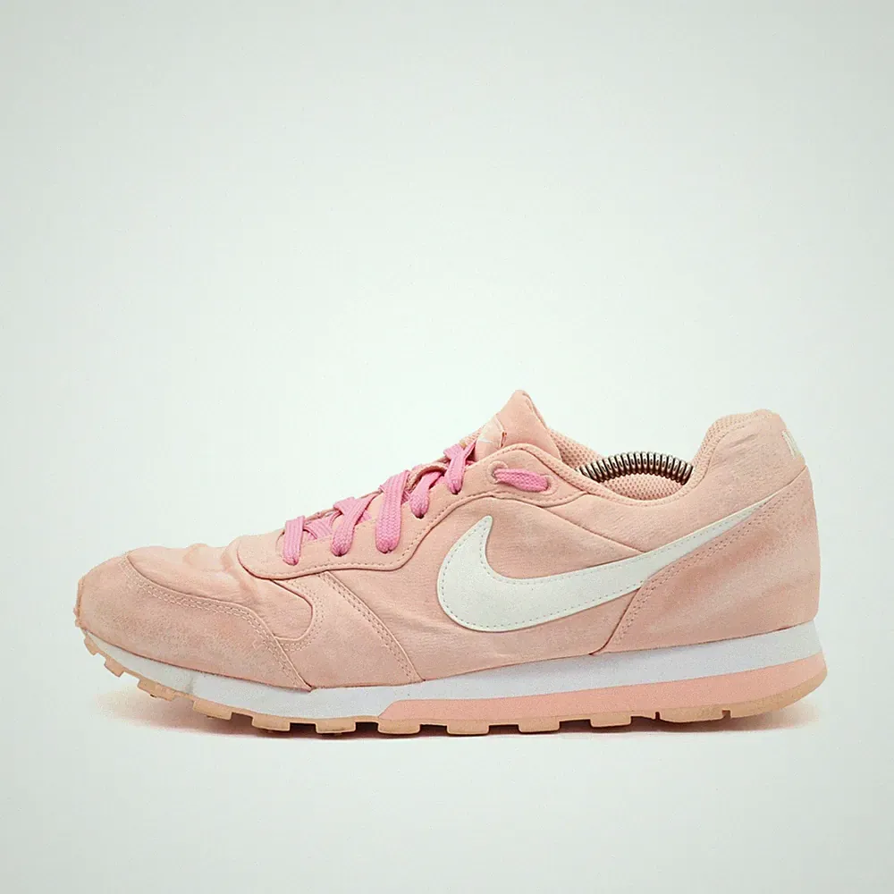 Nike Damen Internationalist Laufschuh Rosa Wildleder Low-Top Sneaker EU 42