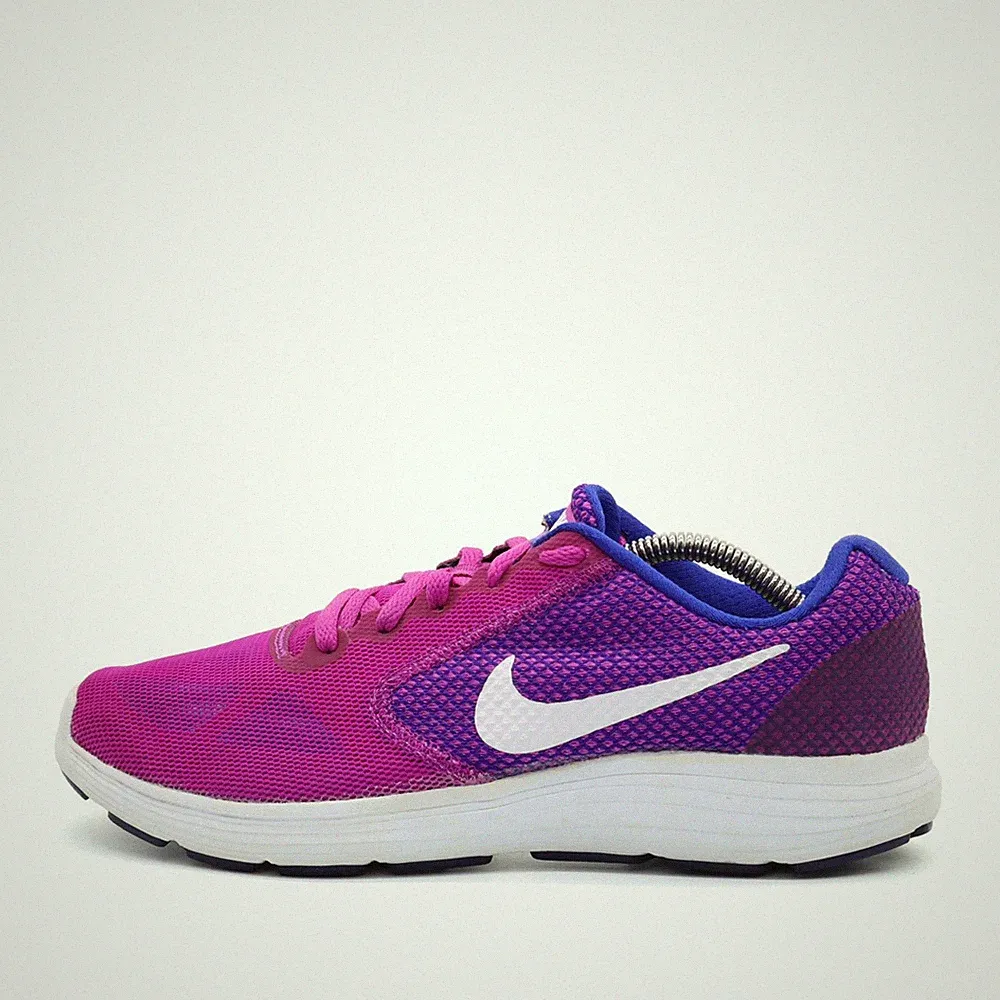 Nike Damen Laufschuh Sneaker Lila Mesh Low-Top Atmungsaktiv Running EU 40