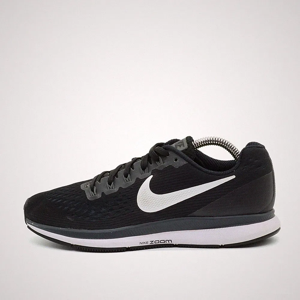Nike Damen Pegasus 34 Sportschuhe Schwarz/Weiß Mesh Zoom Laufschuhe EU 38.5