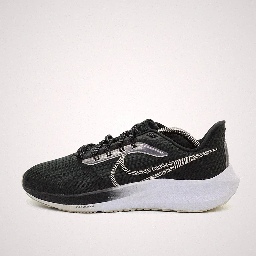 Nike Damen Pegasus 39 Sneaker Schwarz Weiß Synthetik Zoom Laufschuh EU 38.5