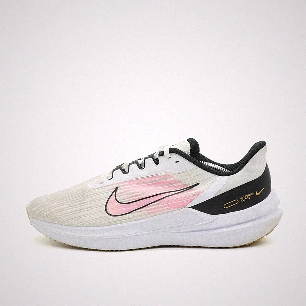 Nike Damen Pegasus 39 Sportschuh Weiß Rosa Schwarz Mesh Zoom Laufschuhe EU 40.5