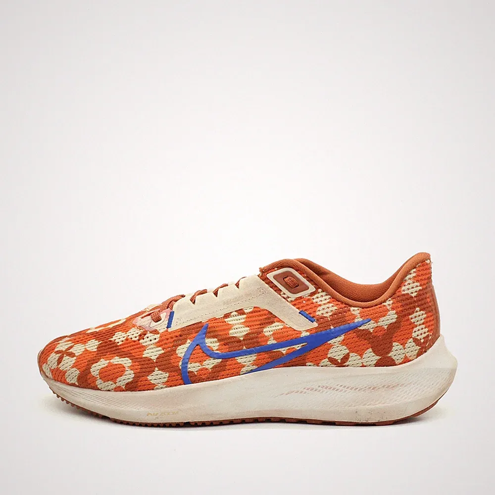 Nike Damen Pegasus 40 Sneaker Orange/Blau/Creme Mesh Edition Laufschuh EU 42