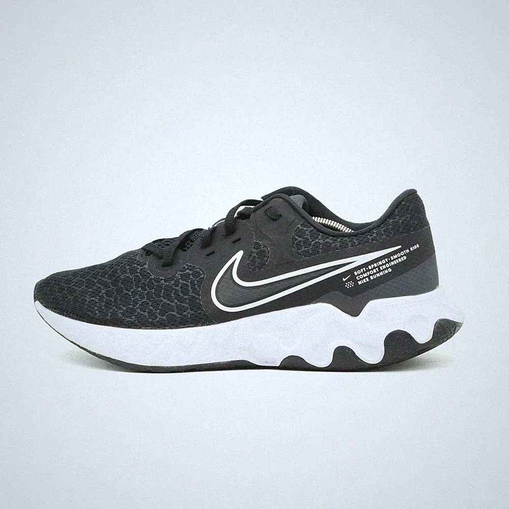 Nike Damen React Vision Sneaker Schwarz Mesh Atmungsaktiv Laufschuh EU 43