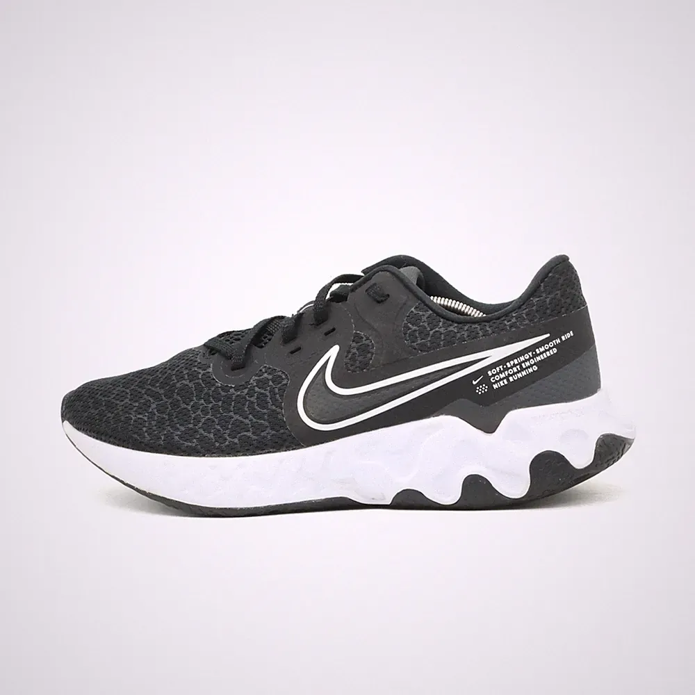 Nike Damen React Vision Sneaker Schwarz Mesh Atmungsaktiv Laufschuh EU 43