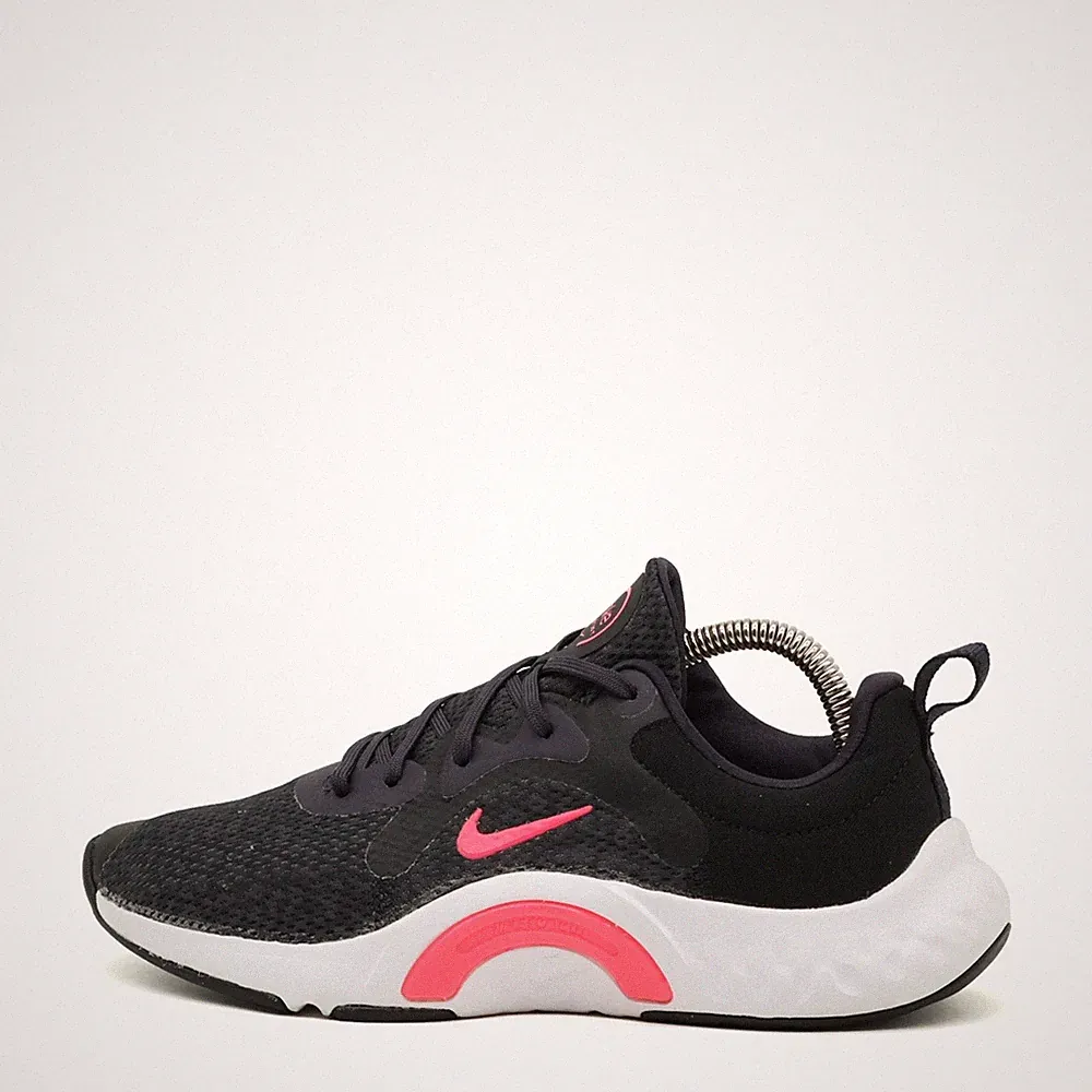 Nike Damen Renew Run Sportschuh Schwarz/Pink Mesh Dämpfung Laufschuh EU 38
