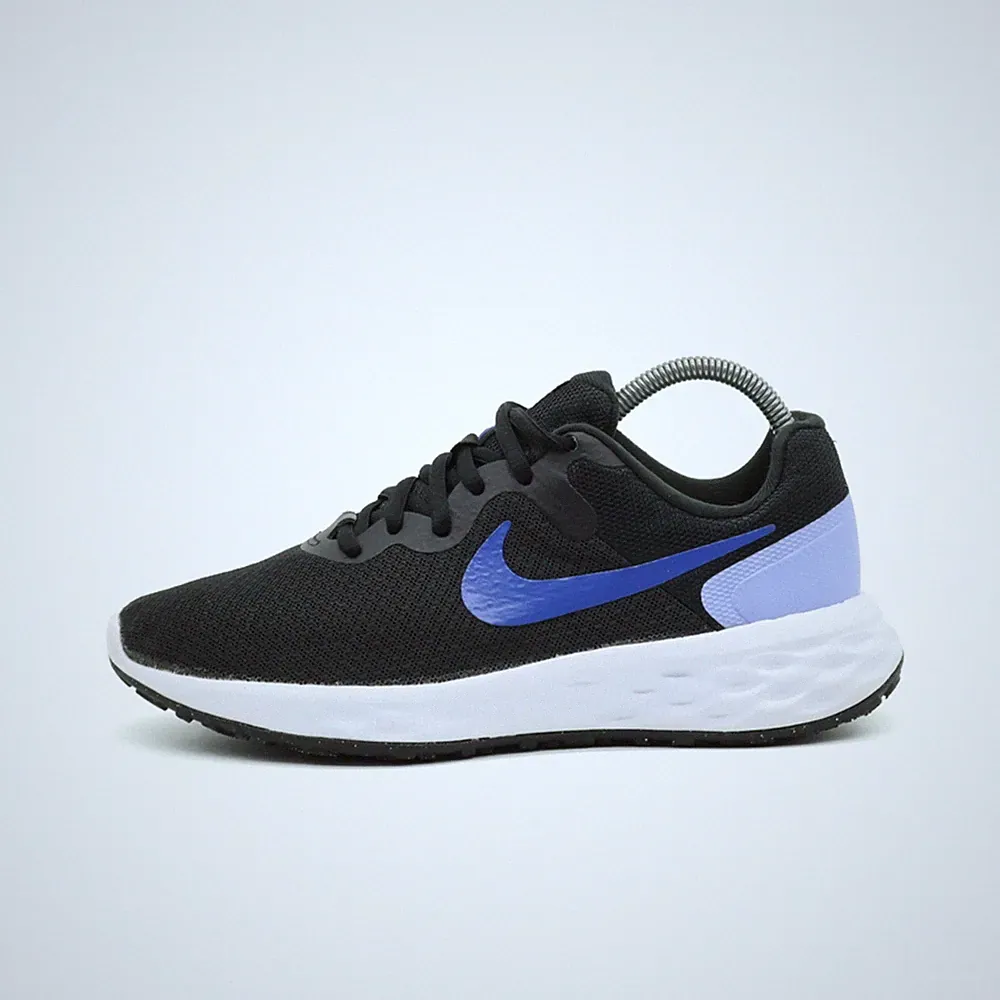 Nike Damen Revolution 6 Sneaker Schwarz/Blau/Weiß Low-Top Laufschuhe EU 36.5