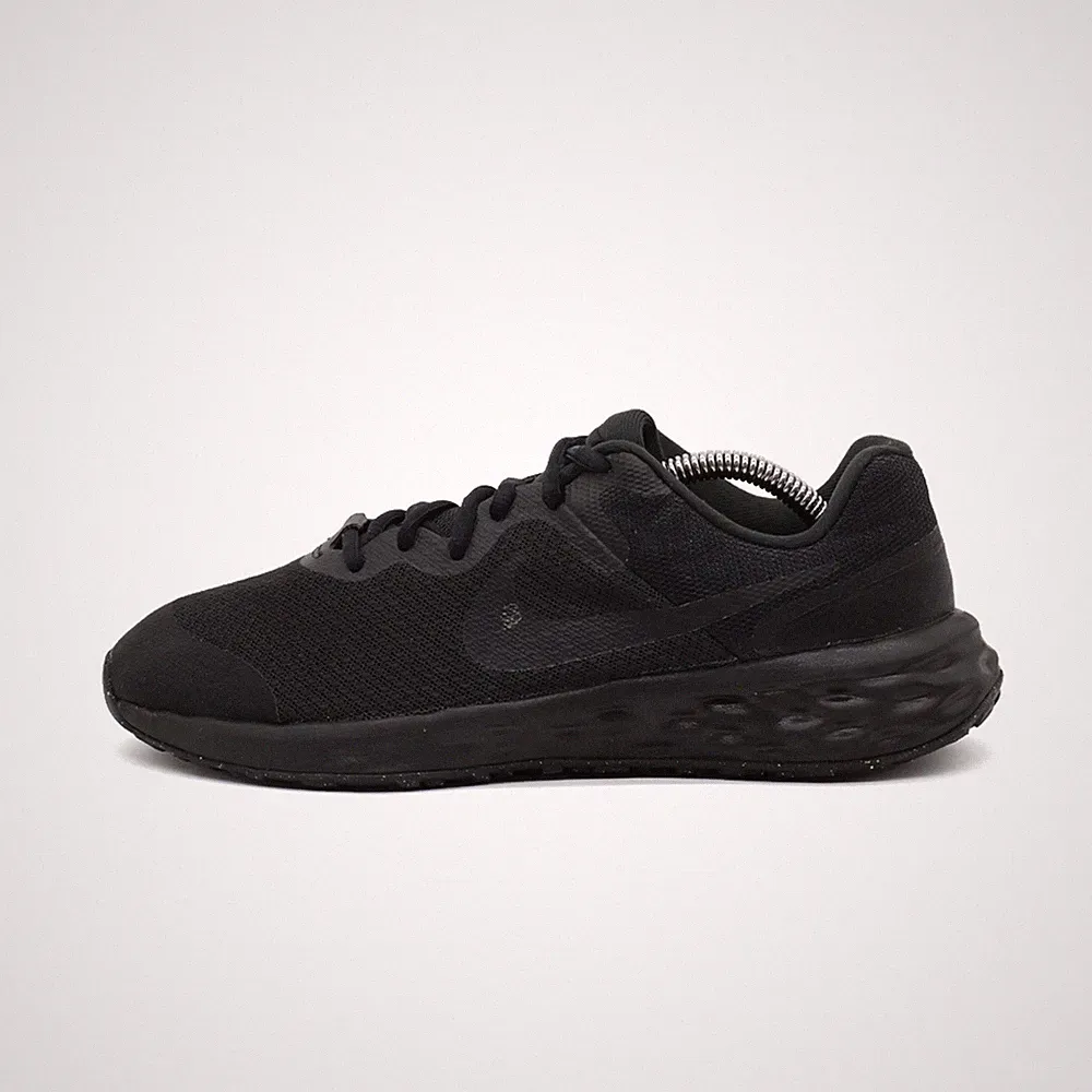 Nike Damen Revolution 6 Sneaker Schwarz Mesh Low-Top Leicht Laufschuhe EU 38.5