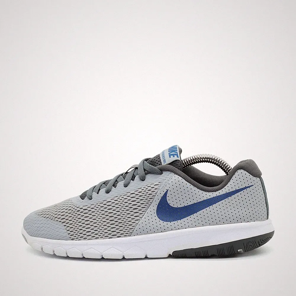 Nike Damen RN 5 Laufschuhe Grau/Blau Mesh Low-Top Flex Experience Sneaker EU 38
