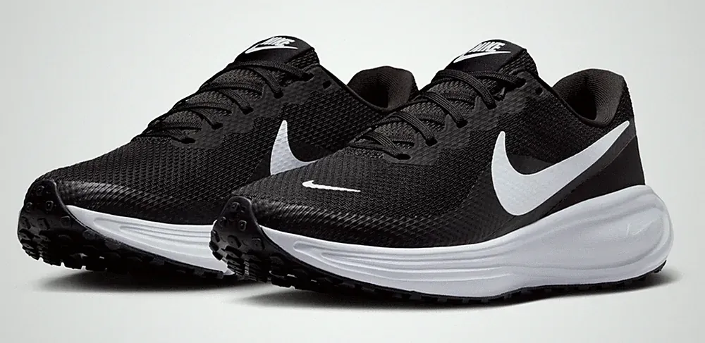 Nike Damen Sport Fitness Freizeit Running Lauf Schuhe Revolution Schwarz Neu