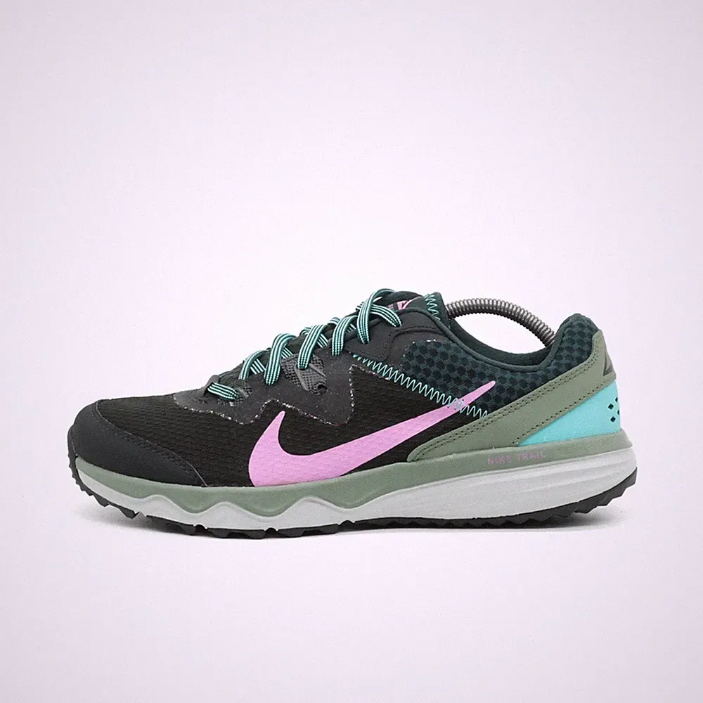 Nike Damen Terra Kiger 7 Laufschuhe Schwarz/Grü/Rosa Zoom Trail-Laufschuhe EU 40