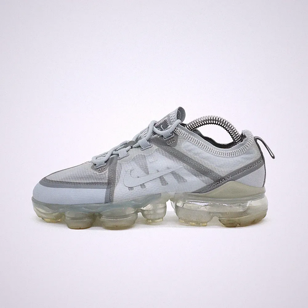 Nike Damen Vapormax 2019 Schuhe Grau Synthetik Low-Top Air Sneaker EU 36.5