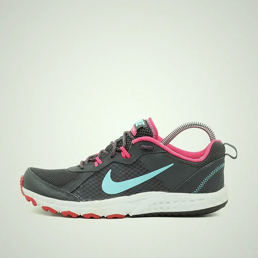 Nike Damen Wild Trail Laufschuhe EU 40,5 dunkelgrau/pink/blau 643074-001