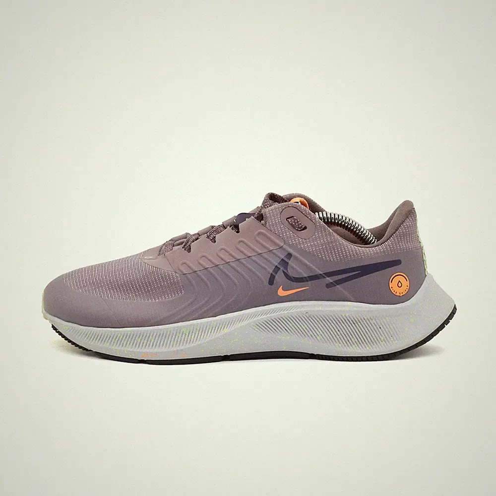 Nike Damen Winflo 8 Sneaker Lila Grau Mesh Textil Low-Top Zoom Laufschuh EU 38.5