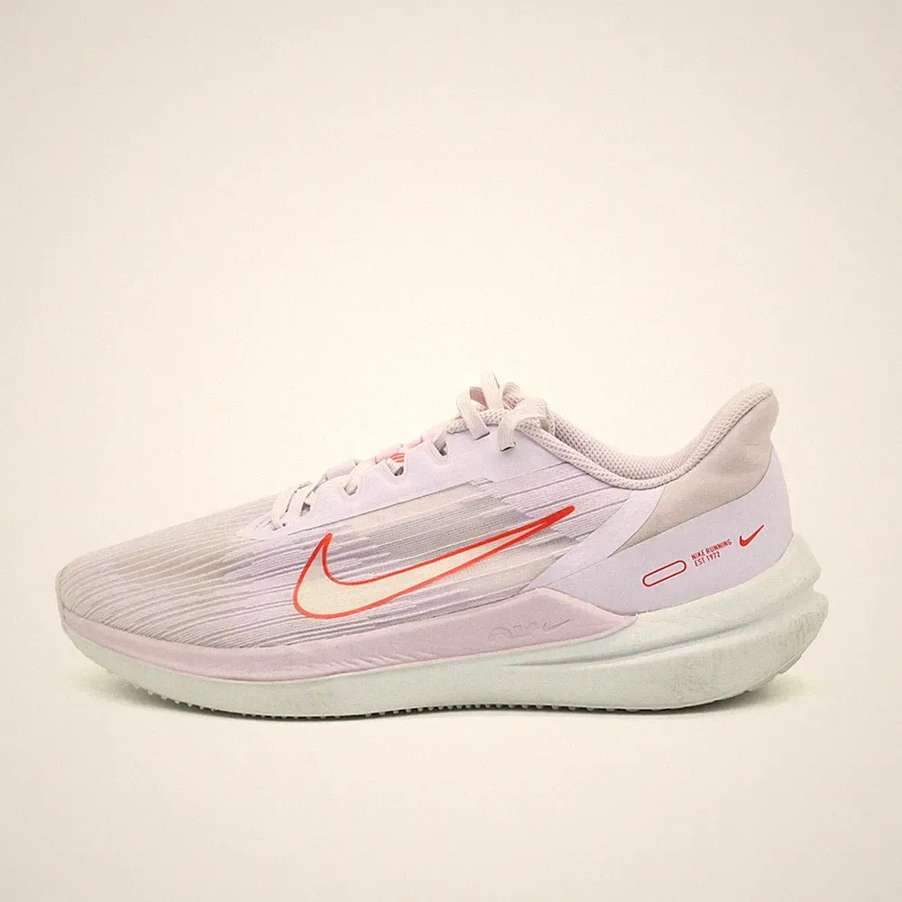 Nike Damen Winflo 9 Sneaker Lila Mesh Low-Top Leichtgewicht Laufschuh EU 42.5