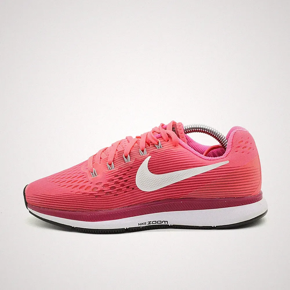 Nike Damen Zoom Pegasus 34 Sneaker Pink Mesh Atmungsaktiv Laufschuh EU 38.5