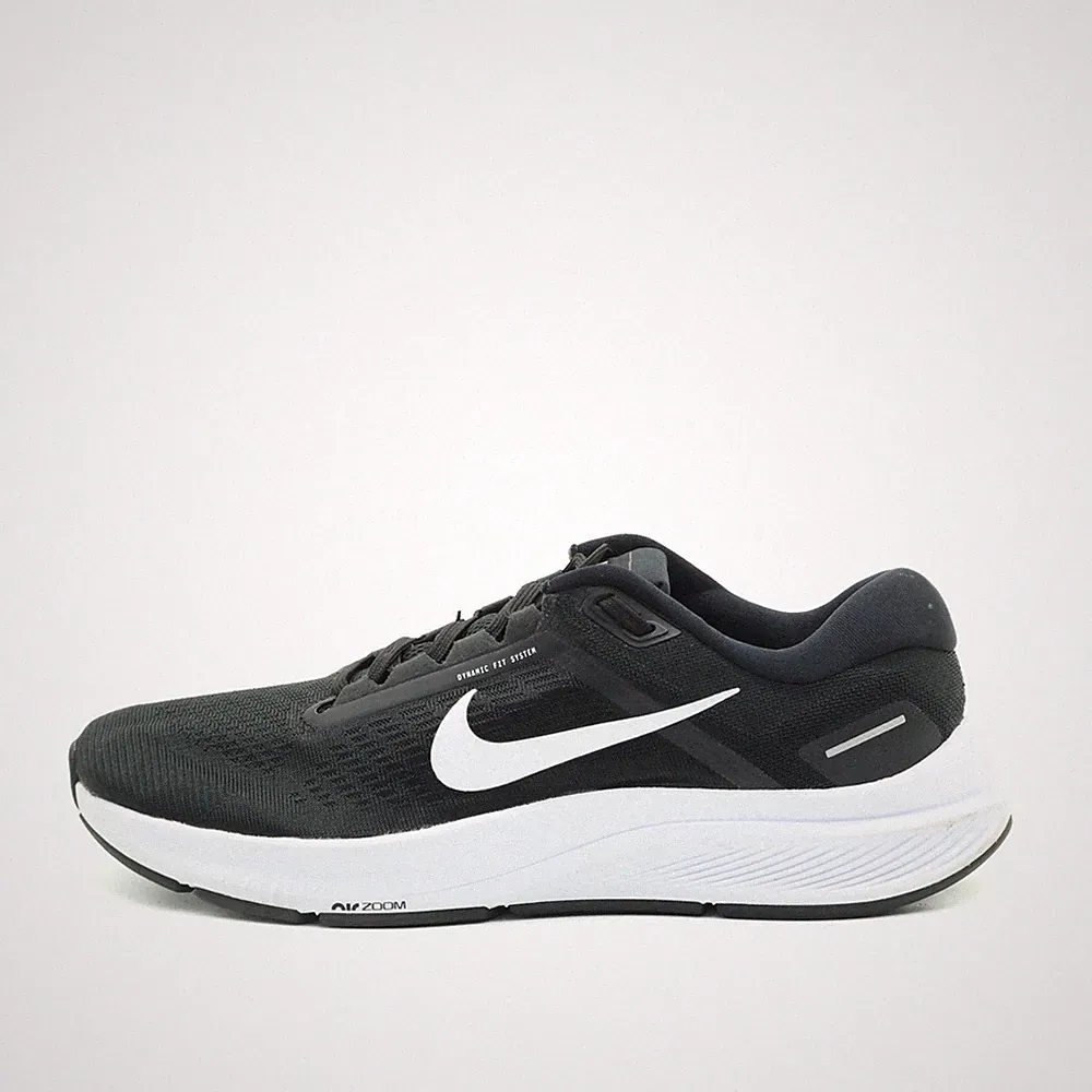 Nike Damen Zoom Structure 24 Schuhe Schwarz Weiß Mesh Low Air Laufschuhe EU 42.5