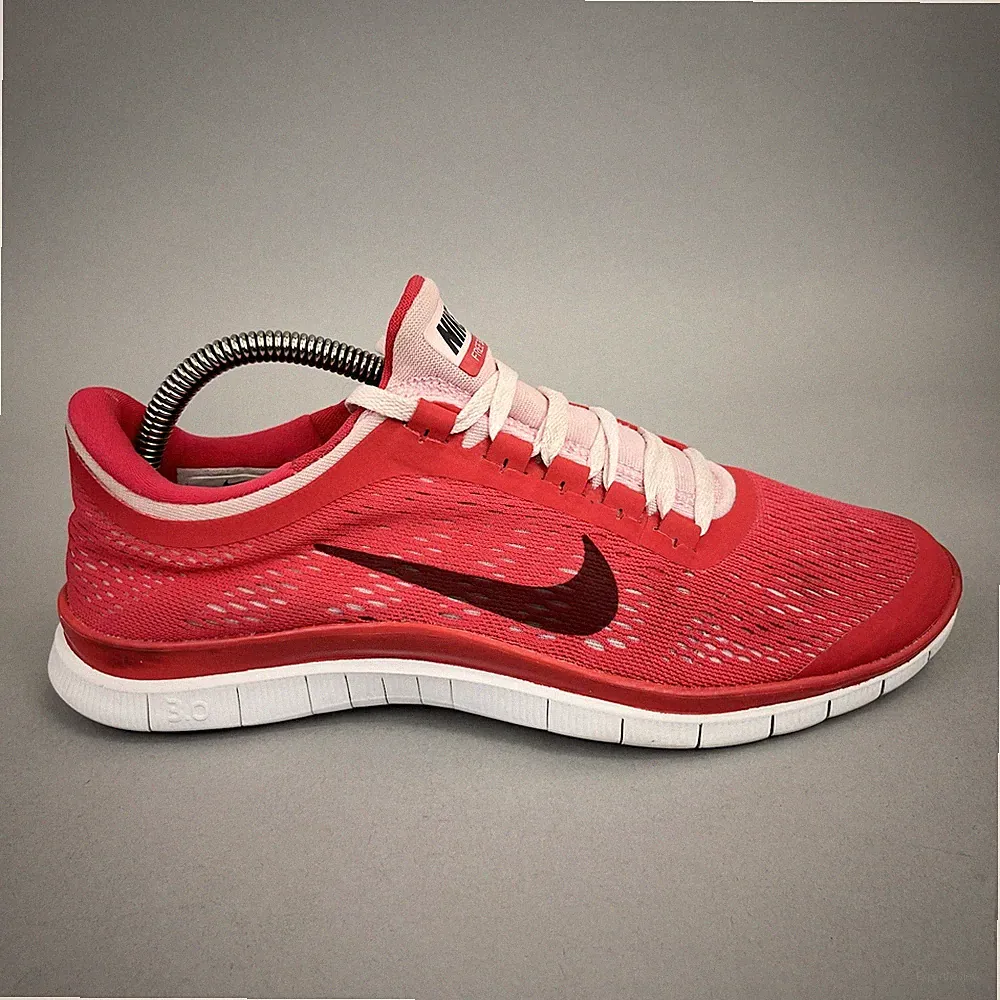 Nike Free 3.0 Pink Damen Sport Laufen Gym Fitness Turnschuhe Schuhe EU41 UK7