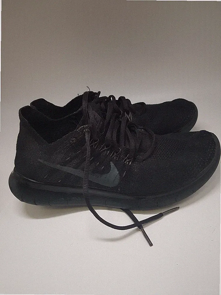Nike Free Flyknit Damen Laufschuhe Grösse 39 Schwarz